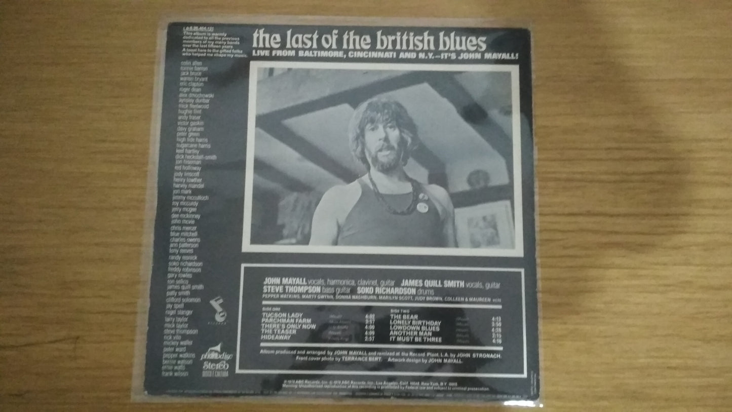 Lp Vinil John Mayall The Last of the British Blues