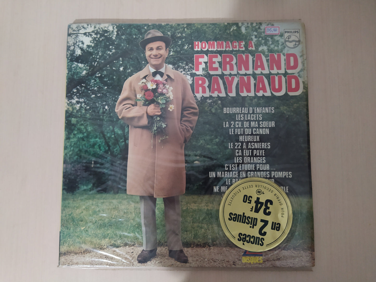 Lp Vinil Fernand Raynaud Hommage A