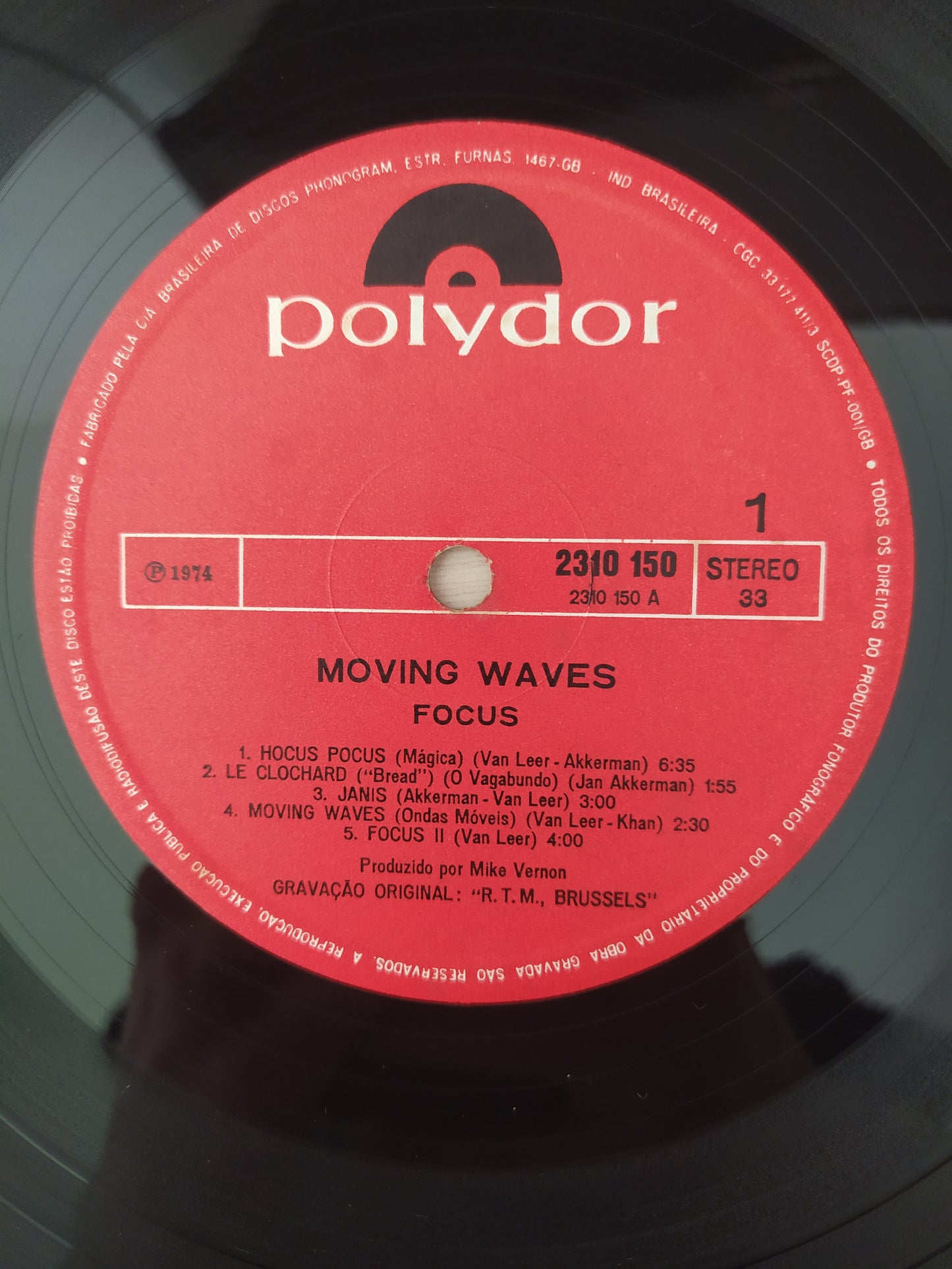 Lp Vinil Focus Moving Waves