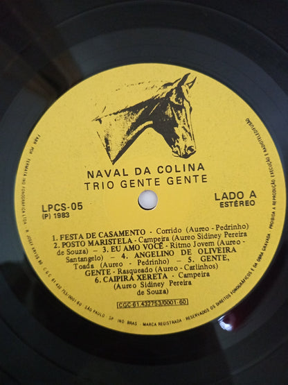Lp Vinil Trio Gente Gente Naval Da Colina Com Encarte