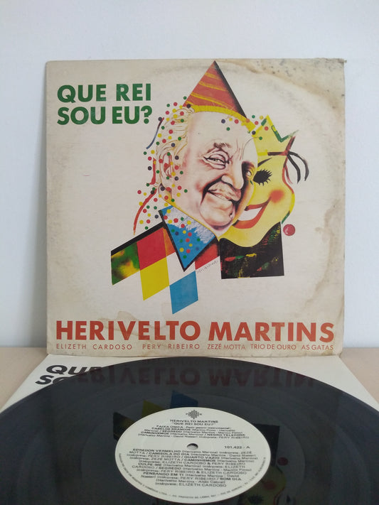 Lp Vinil Herivelto Martins Que Rei Sou Eu? Com Encarte