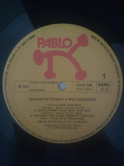Lp Vinil Oscar Peterson & Roy Eldridge
