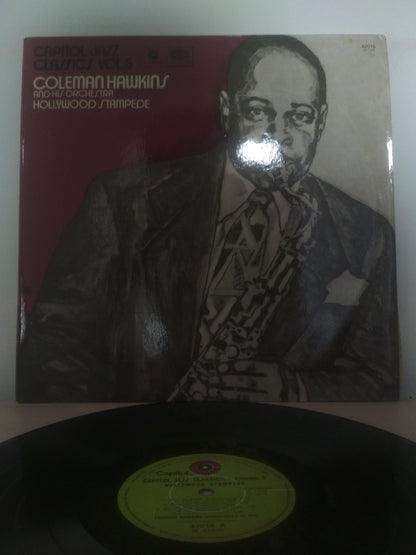 Lp Vinil Coleman Hawkins Hollywood Stampede Capitol Jazz Vol. 5 Importado