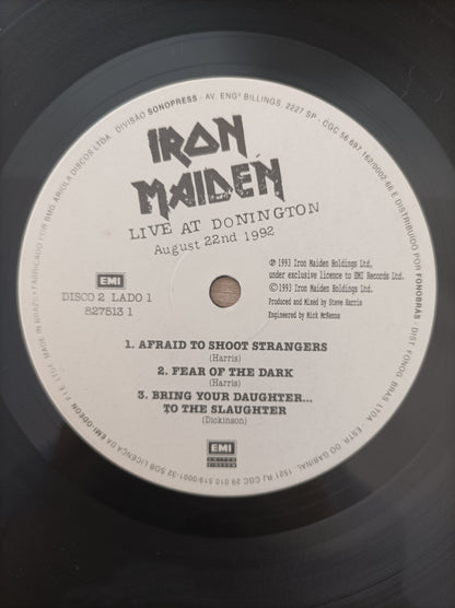 Lp Vinil Iron Maiden Live at Donington Triplo