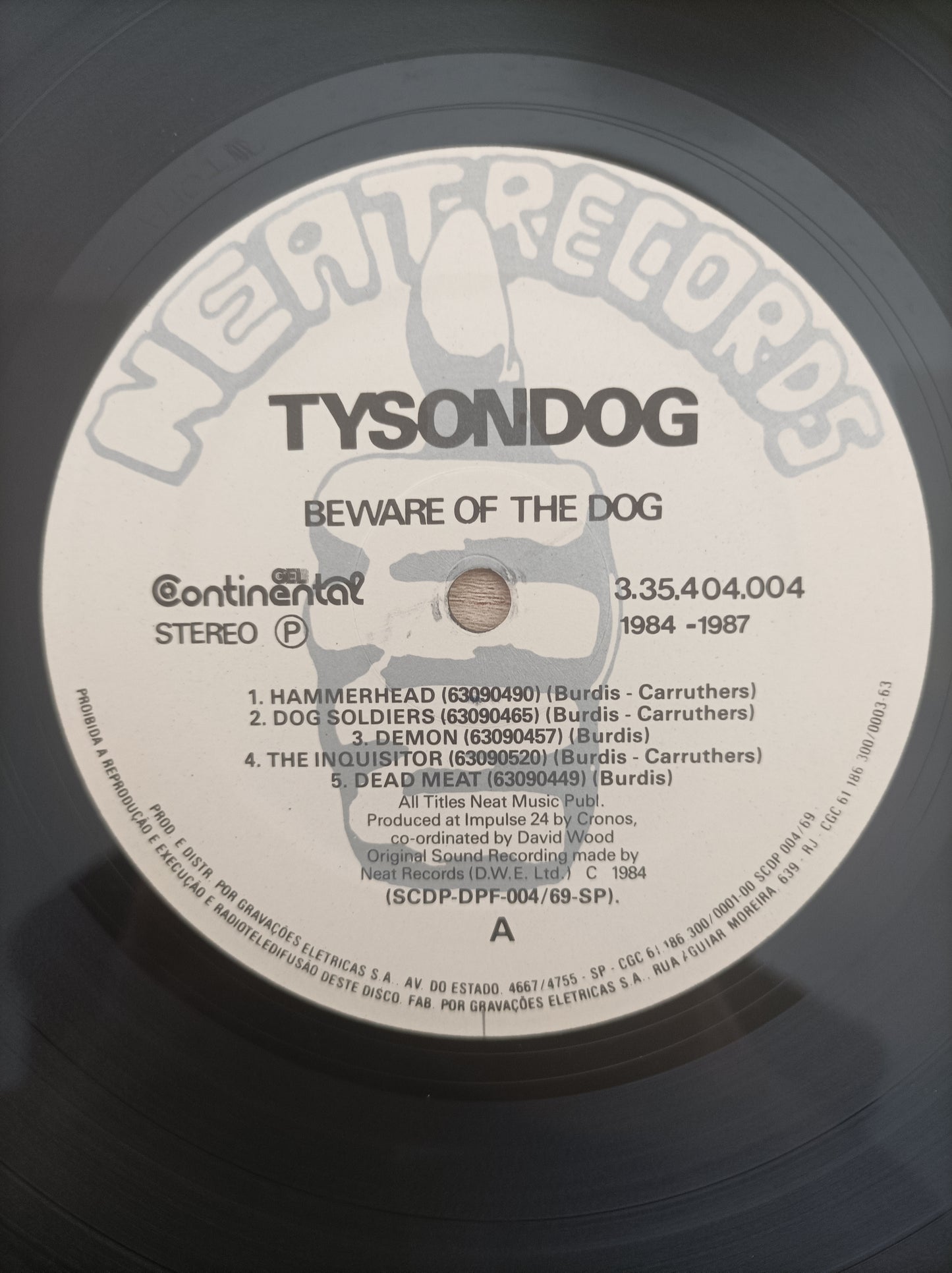 Lp Vinil Tysondog Beware Of The Dog
