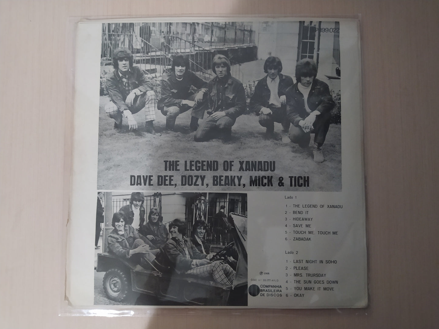 Lp Vinil Dave Dee Dozy Beaky Mick Tich The Legend Of Xanadu