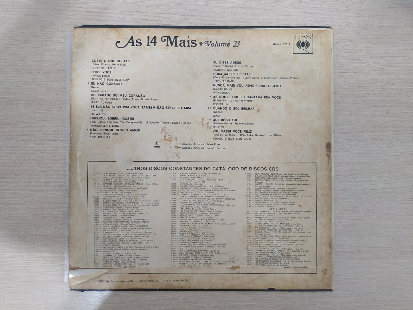 Lp Vinil As 14 Mais Vol. 23