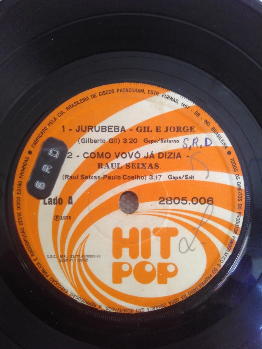 Lp Vinil Compacto Jurubeba Hit Pop