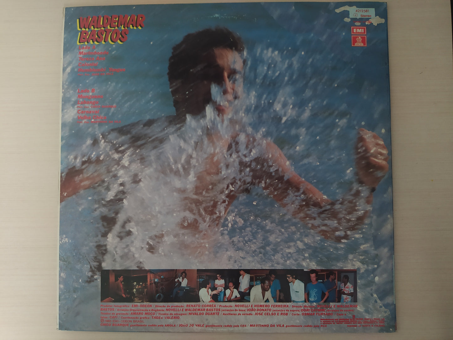 Lp Vinil Waldemar Bastos Estamos Juntos Com Encarte
