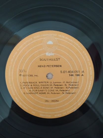Lp Vinil Herb Pedersen Southwest