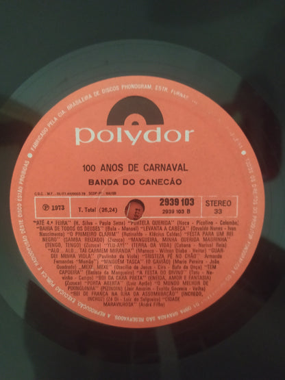 Lp Vinil Box Banda Do Canecão 100 Anos De Carnaval Triplo