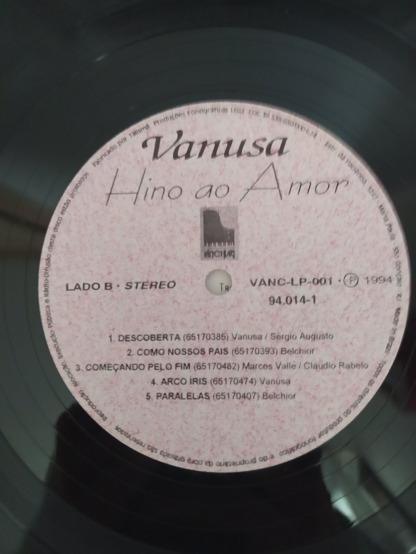 Lp Vinil Vanusa Hino Ao Amor Com Encarte