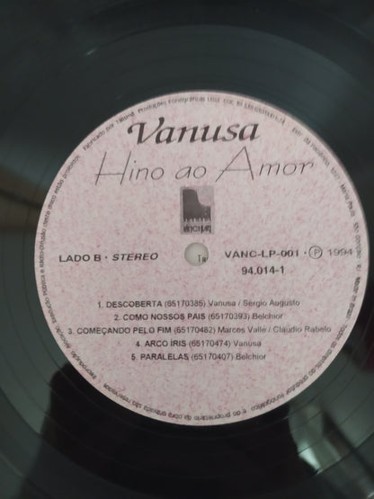 Lp Vinil Vanusa Hino Ao Amor Com Encarte