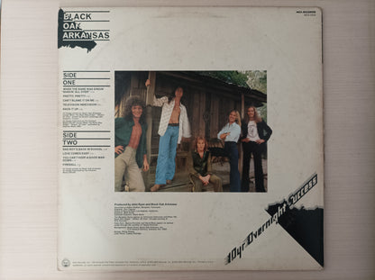 Lp Vinil Black Oak Arkansas 10yr Overnight Importado Encarte