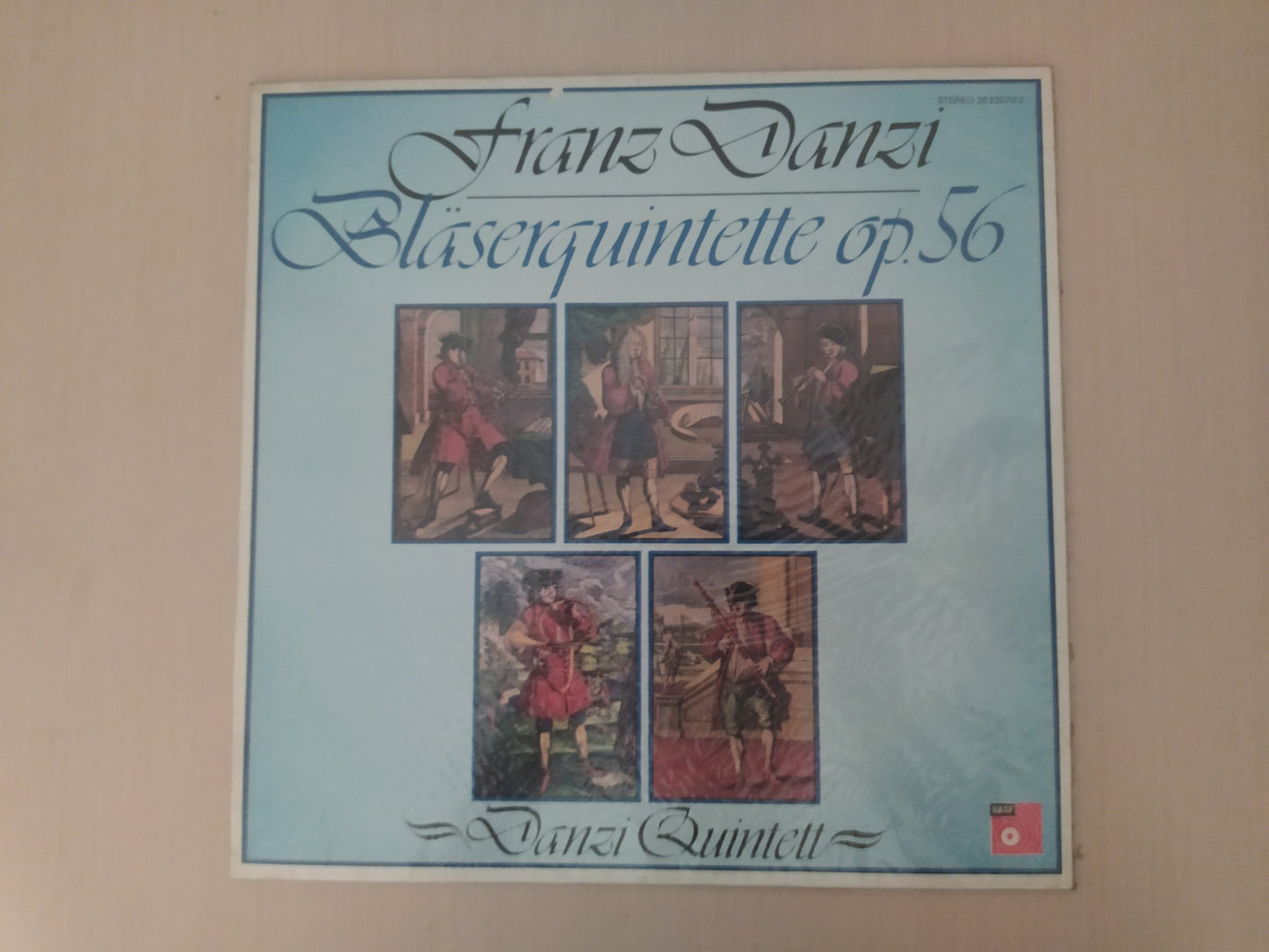 Lp Vinil Franz Danzi Bläserquintette Op. 56