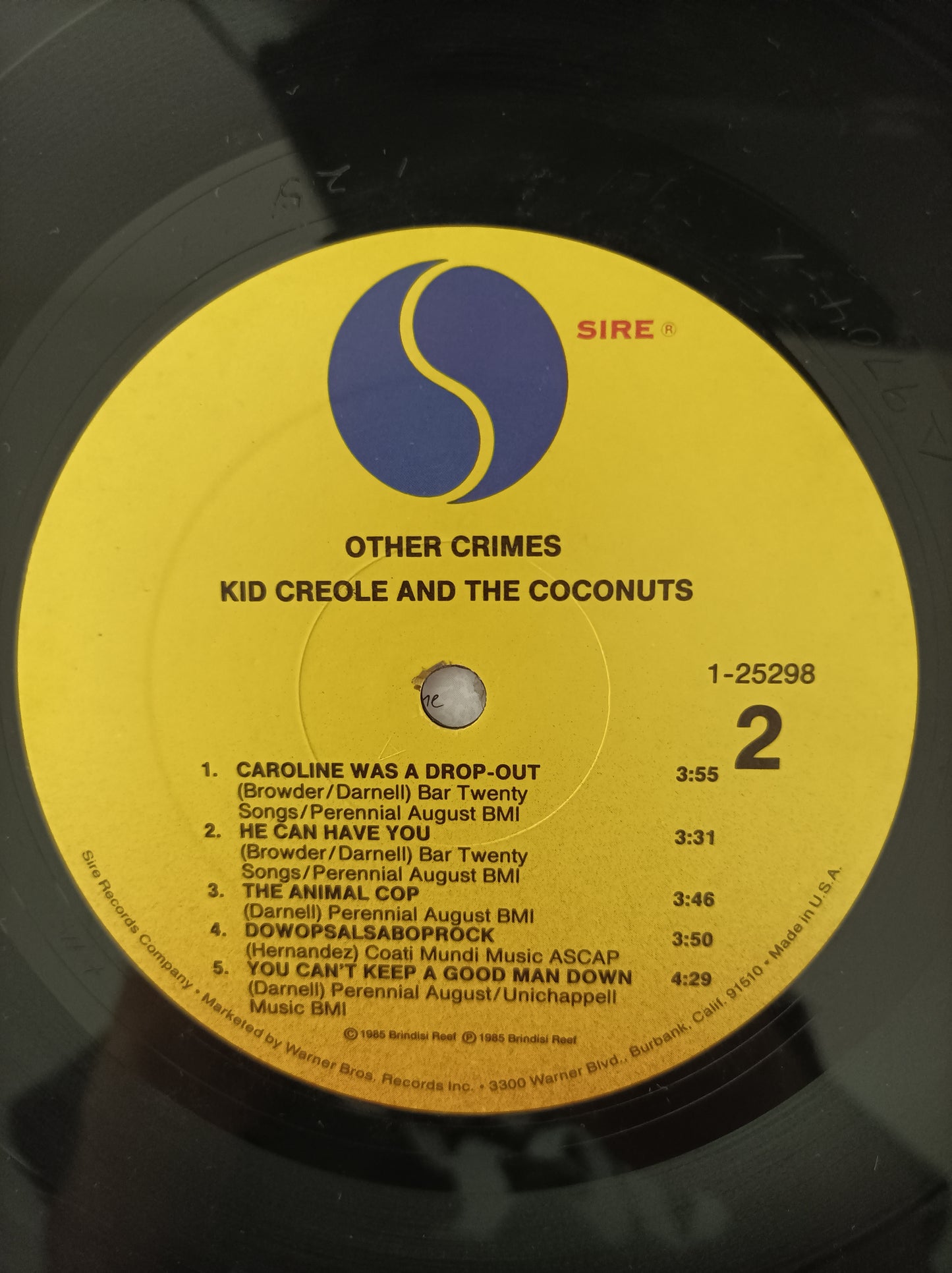 Lp Vinil Kid Creole and the Coconuts In Praise of Older Woman Importado
