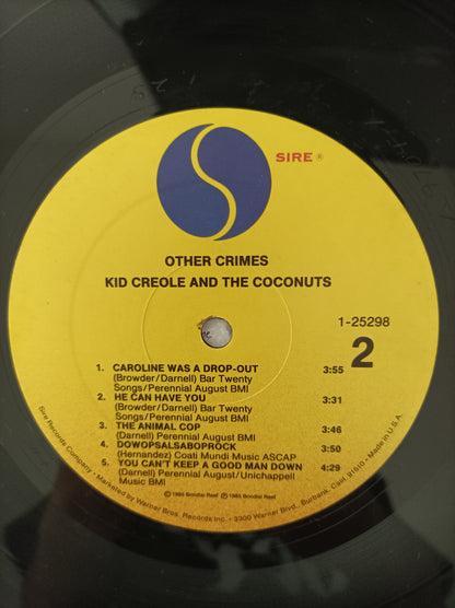 Lp Vinil Kid Creole and the Coconuts In Praise of Older Woman Importado