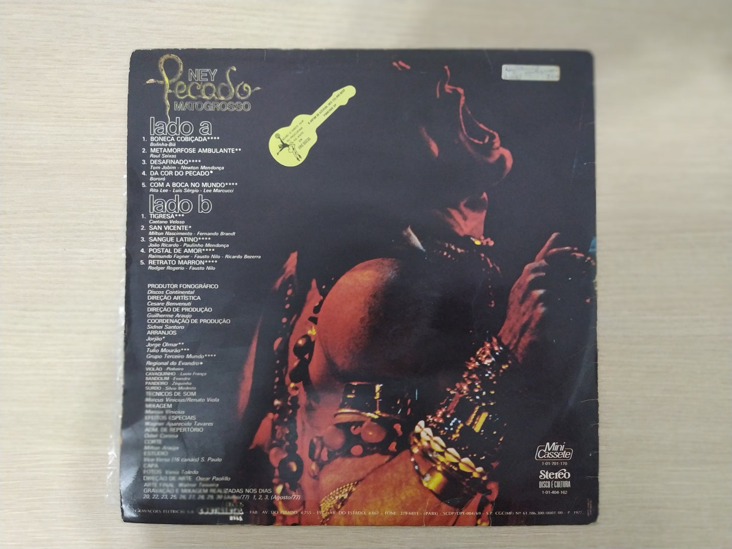 Lp Vinil Ney Matogrosso Pecado