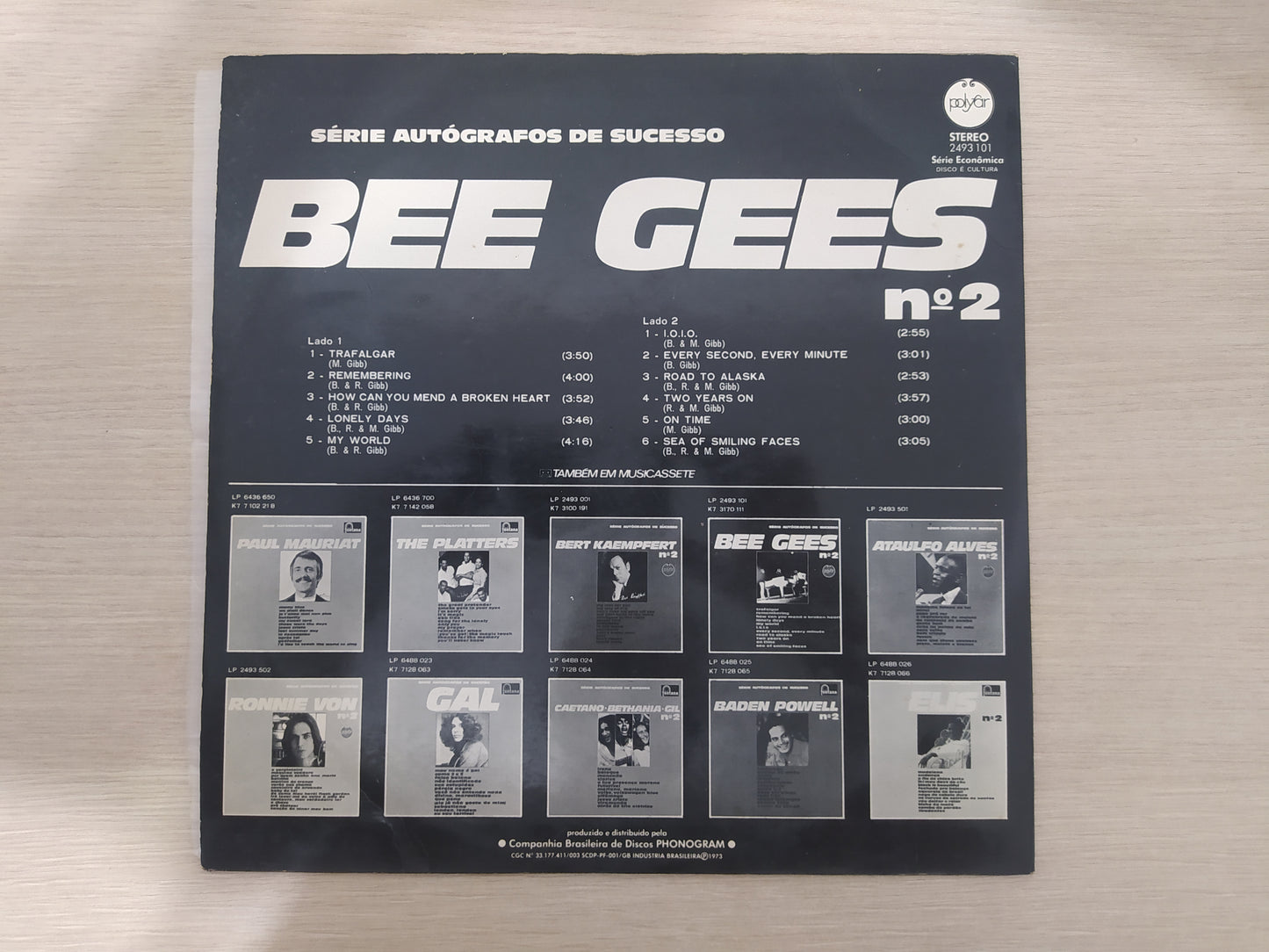 Lp Vinil Bee Gees Autógrafos de Sucesso Nº 2