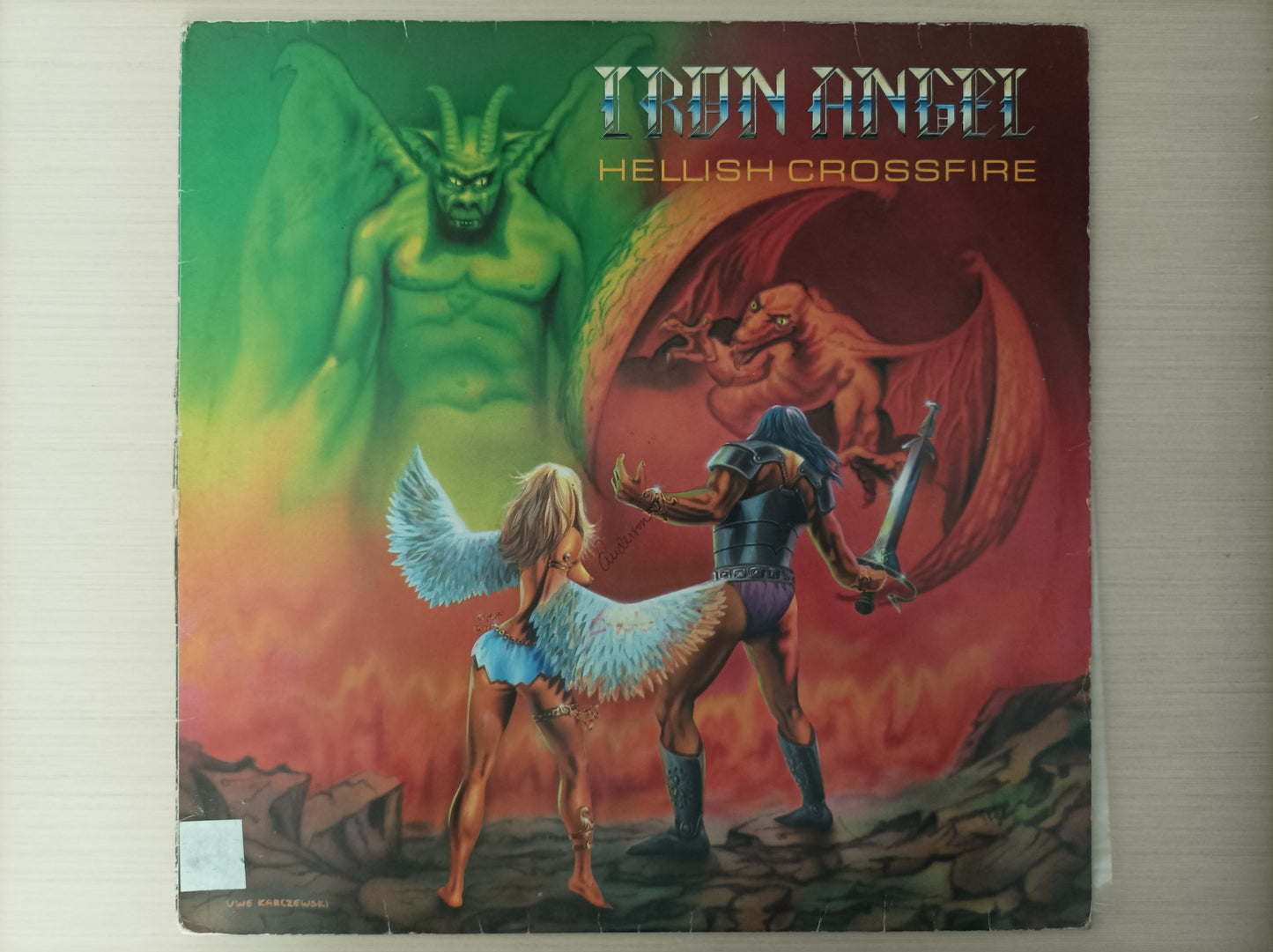Lp Vinil Iron Angel Hellish Crossfire