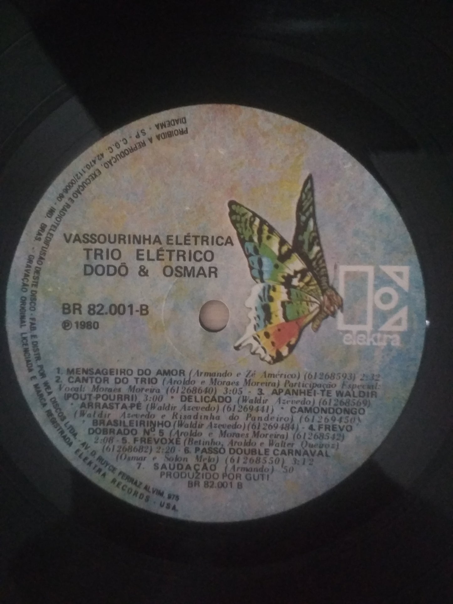 Lp Vinil Trio Elétrico Dodô & Osmar Vassourinha Elétrica