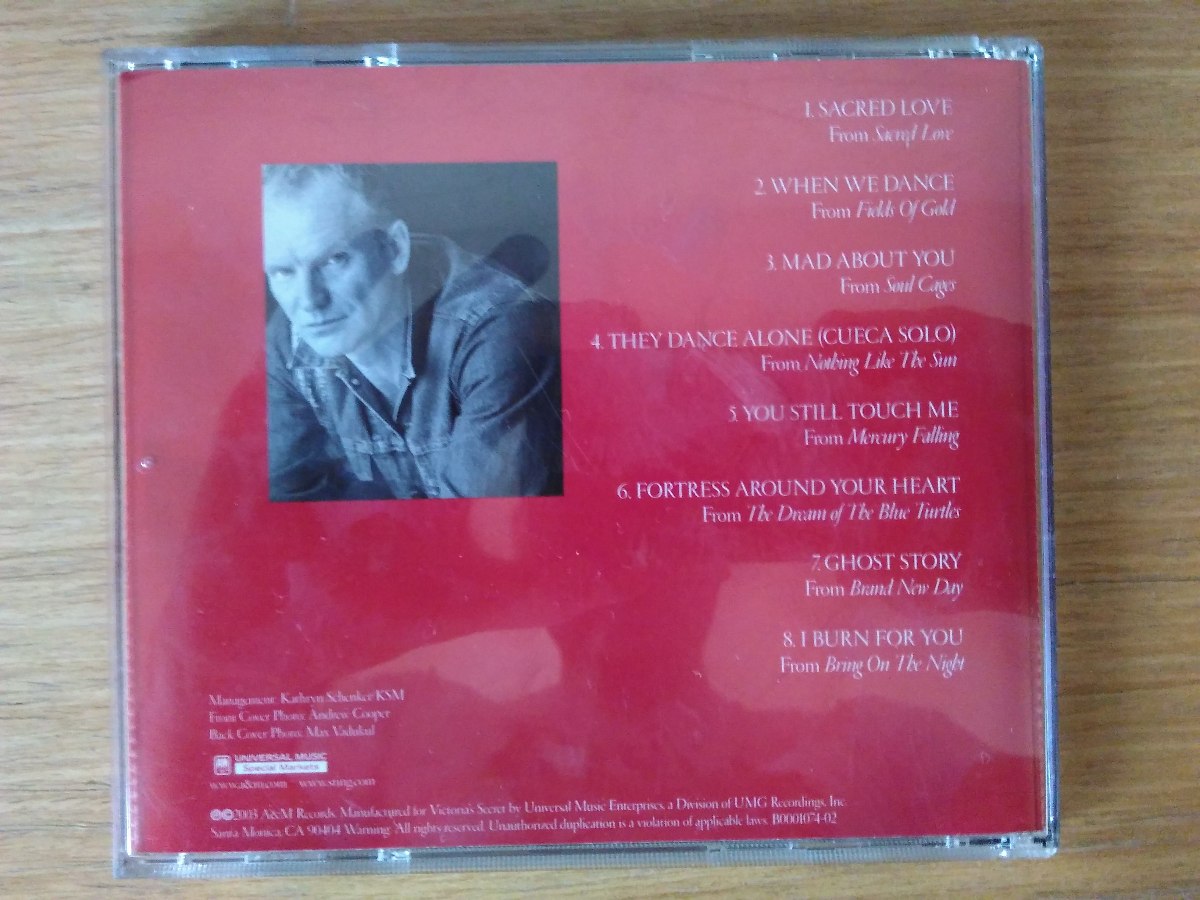Cd Sting Songs Of Love