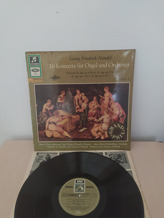 Lp Vinil Georg Friedrich Händel 16 Konzerte Für Orgel