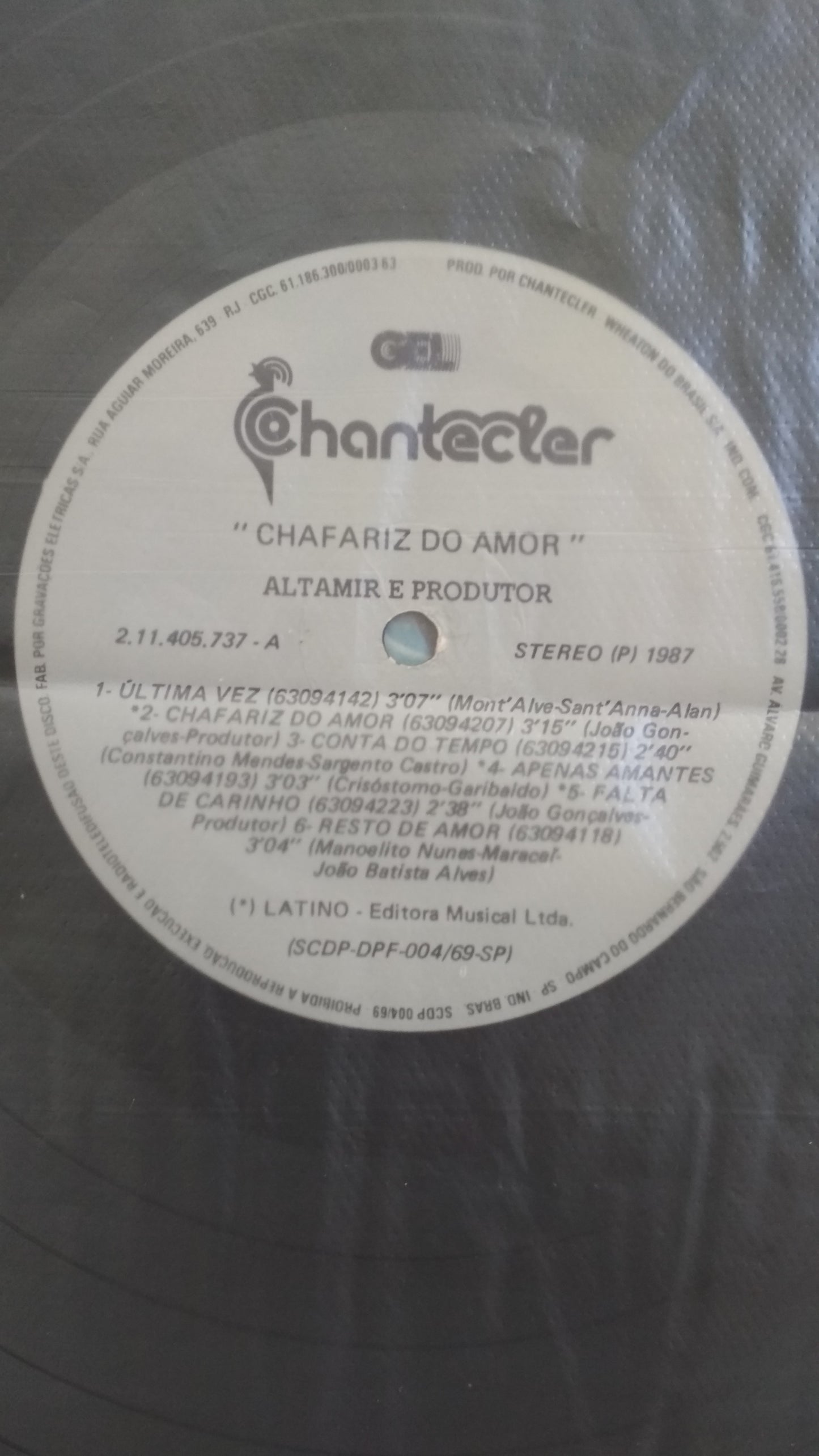 Lp Vinil Altamir E Produtor Chafariz De Amor