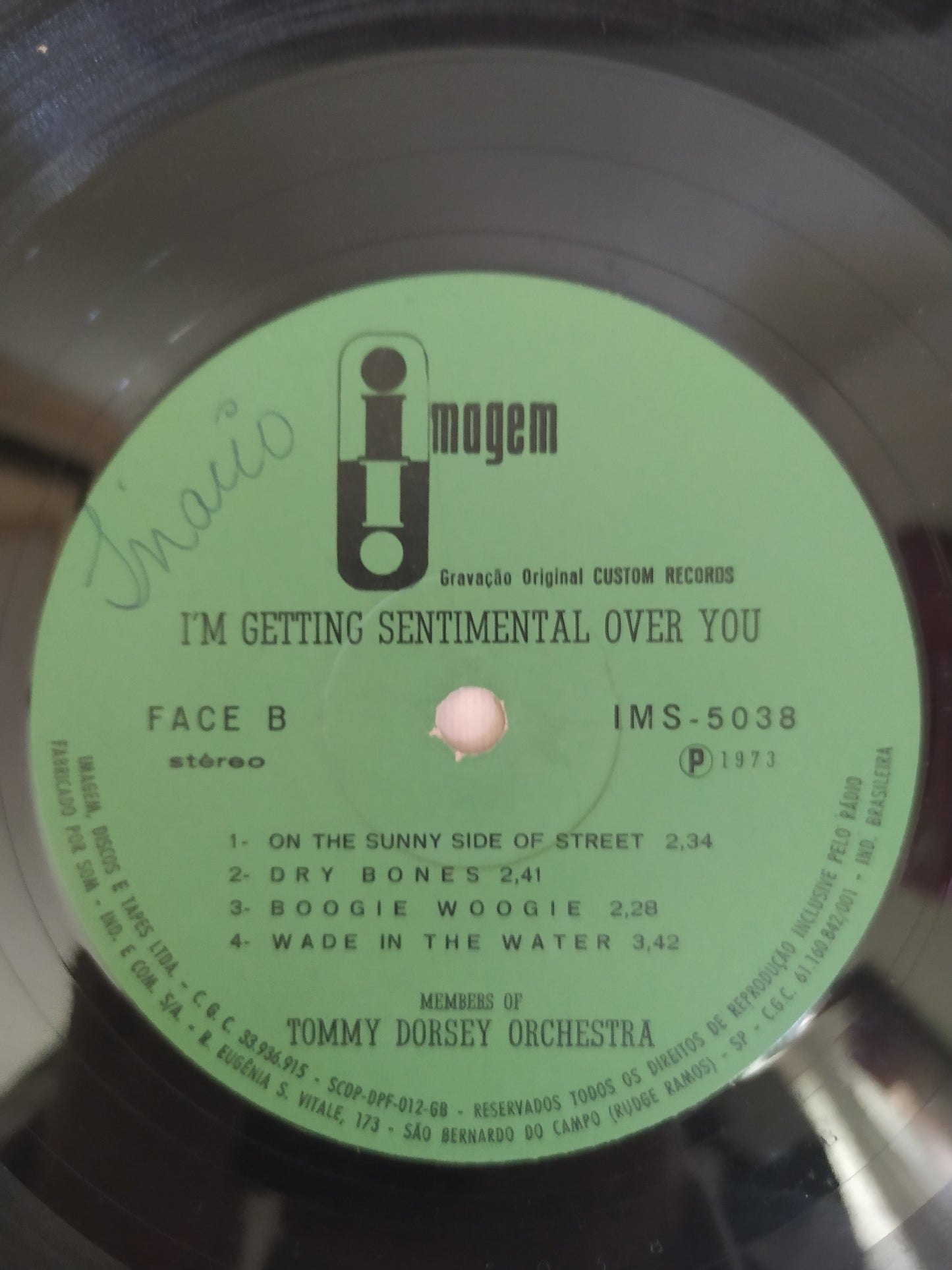 Lp Vinil Tommy Dorsey I'm Getting Sentimental Over You