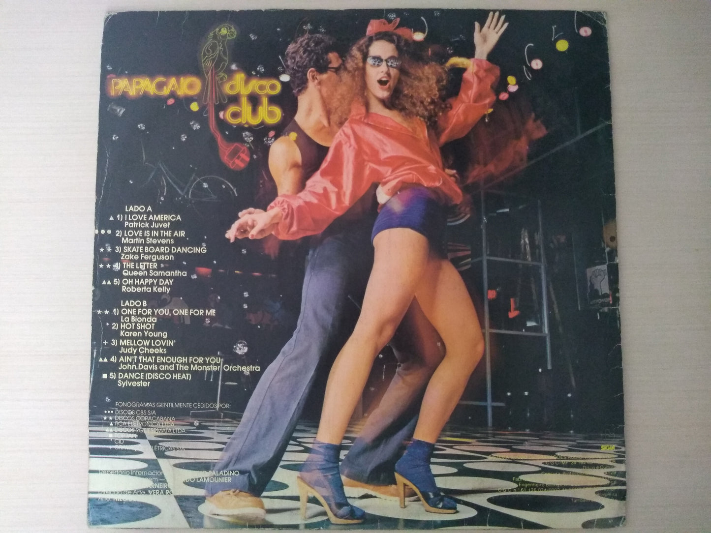 Lp Vinil Papagaio Disco Club