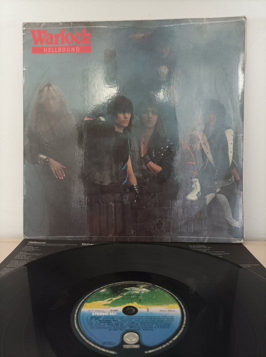 Lp Vinil Warlock Hellbound Com encarte