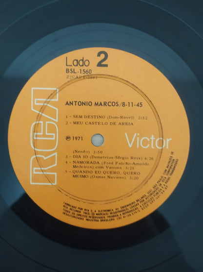 Lp Vinil Antonio Marcos 8 11 45