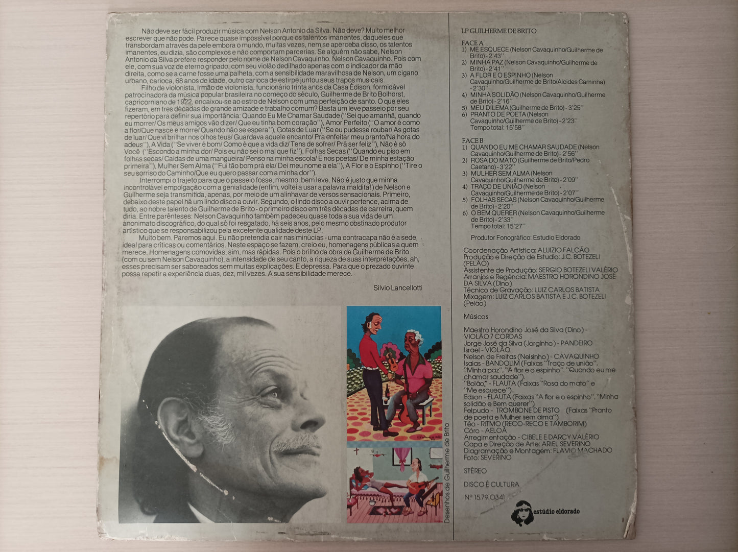 Lp Vinil Guilherme de Brito 1980