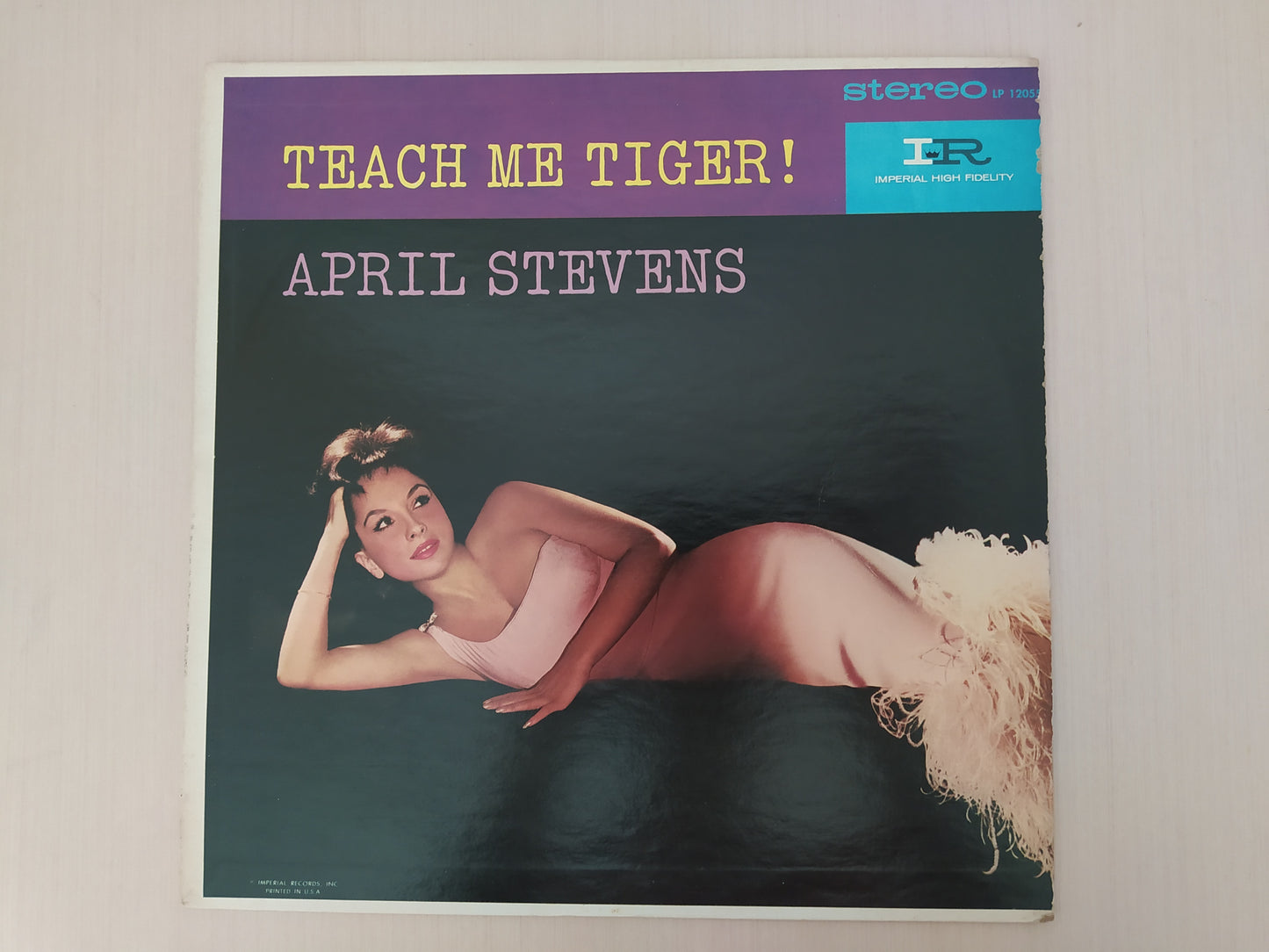 Lp Vinil April Stevens Teach Me Tiger! Importado