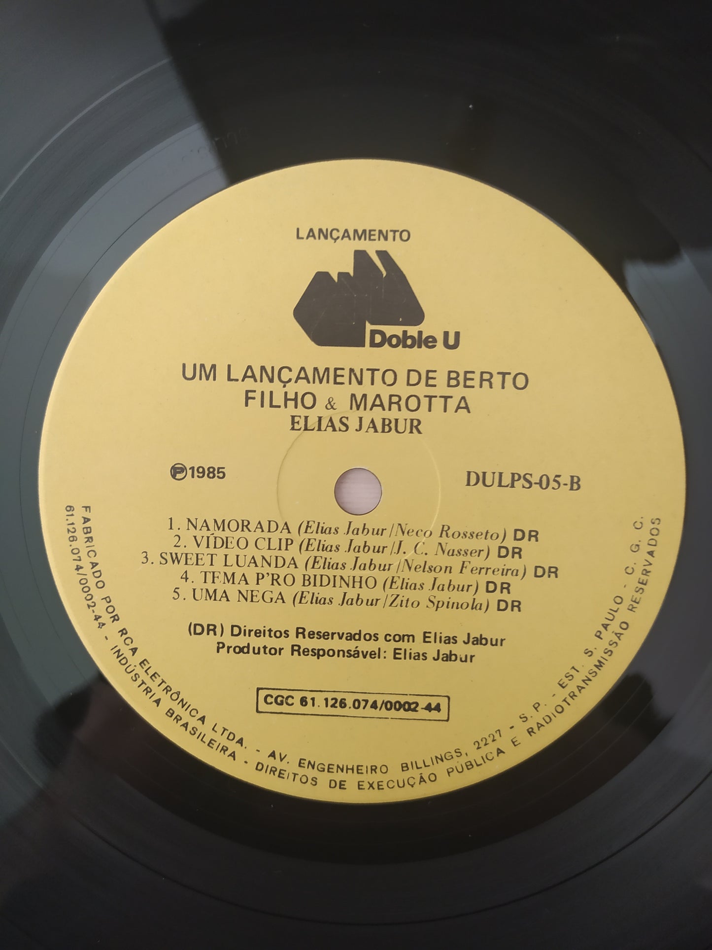 Lp Vinil Elias Jabur Sem Medo