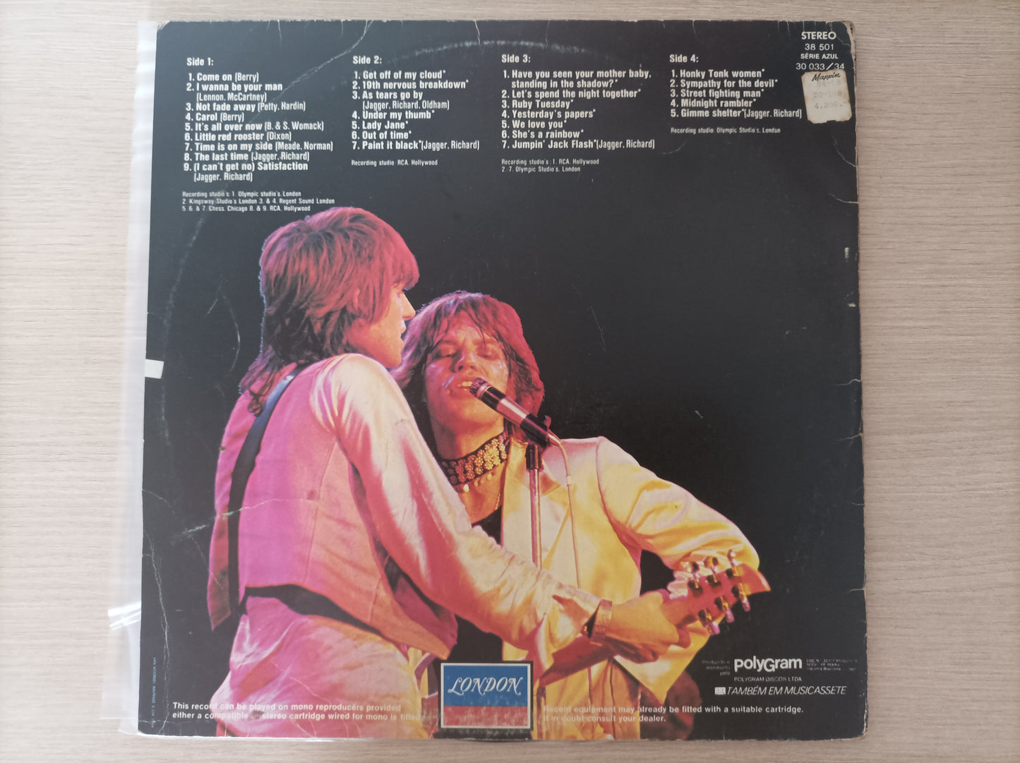Lp Vinil The Rolling Stones Story Duplo Capa Dupla
