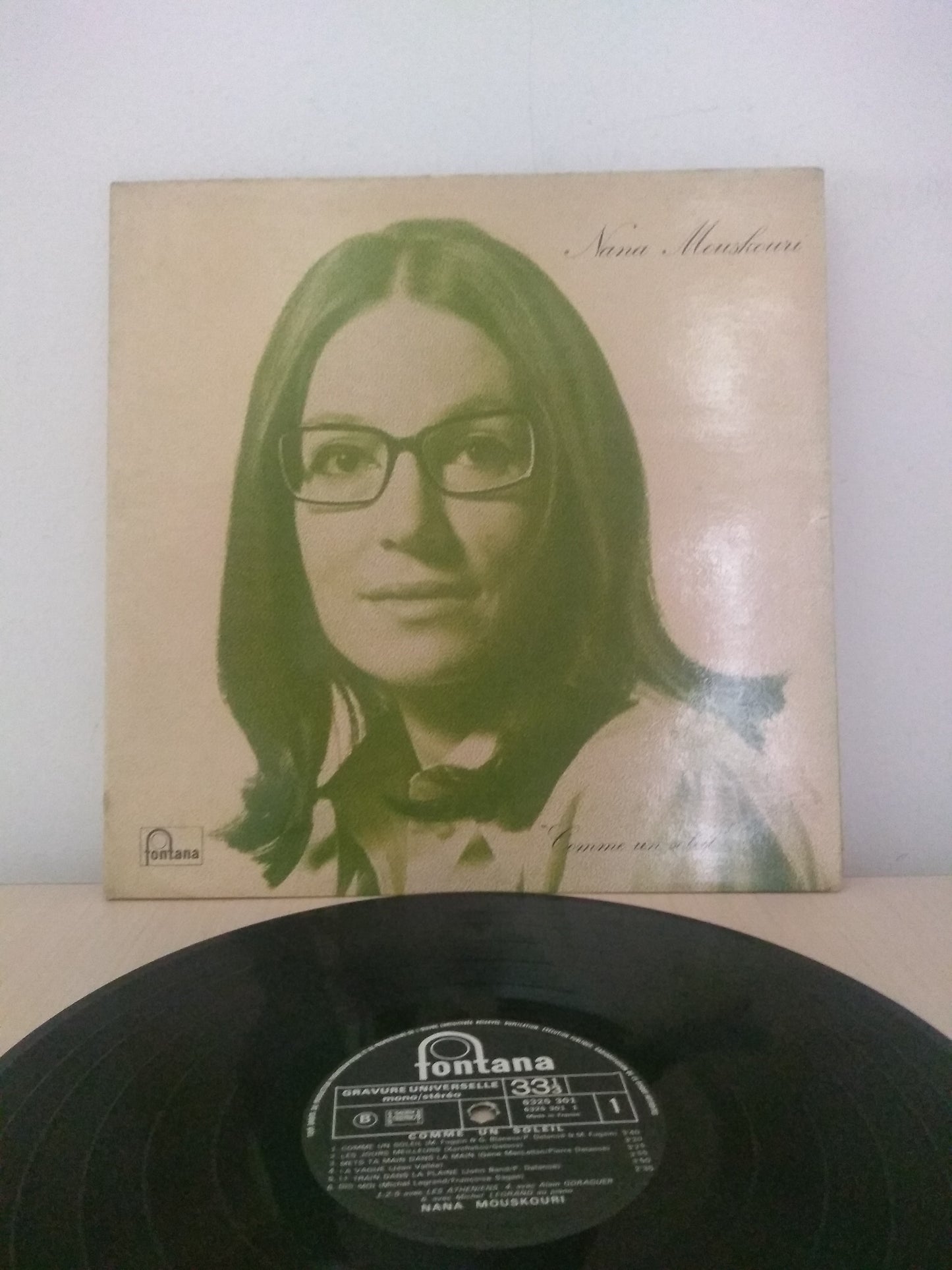 Lp Vinil Nana Mouskouri Commé Un Soleil Importado