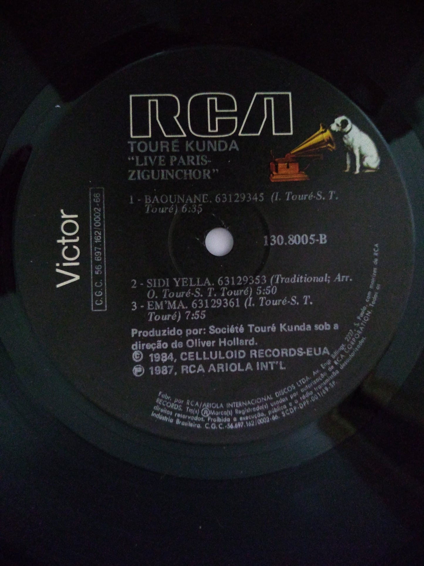Lp Vinil Touré Kunda Live Paris Ziguinchor
