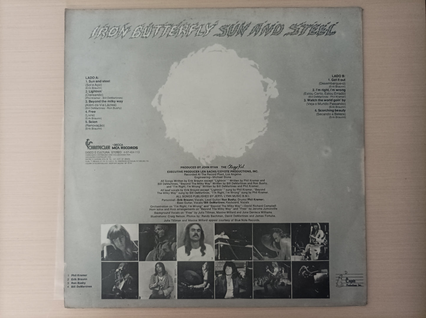 Lp Vinil Iron Butterfly Sun and steel