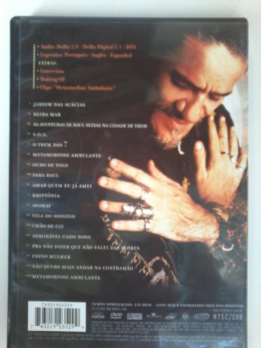 DVD - Zé Ramalho Canta Raul Seixas