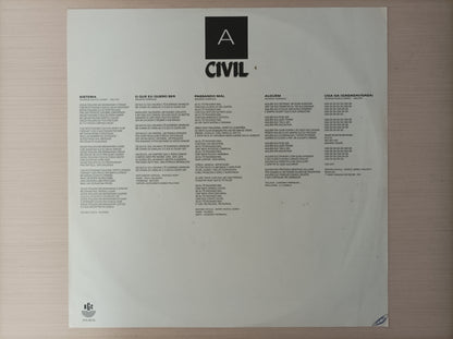 Lp Vinil Civil 1987 Com encarte