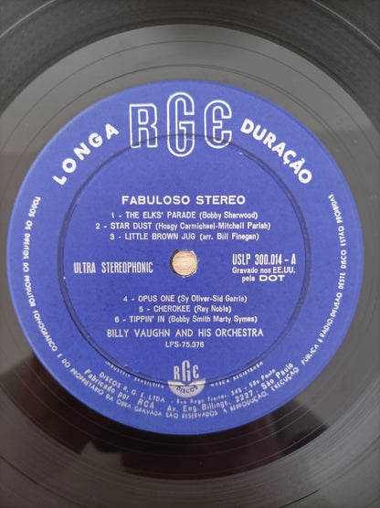 Lp Vinil Billy Vaughin Fabuloso Stereo