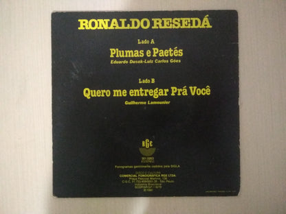 Lp Vinil Compacto Ronaldo Resedá Plumas e Paetés Quero me entregar pra você
