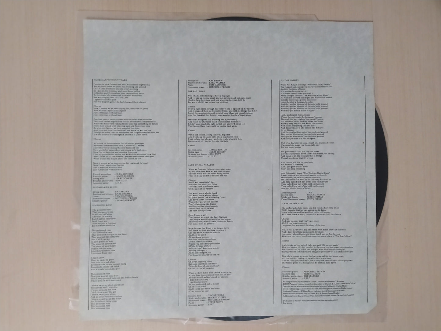 Lp Vinil Elvis Costello King Of America Com Encarte