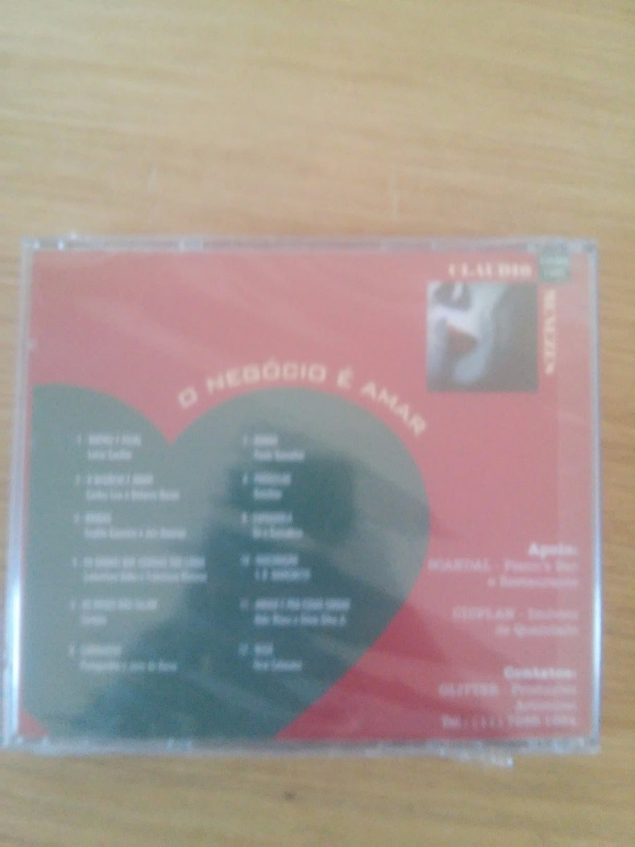 Cd Claudio Menezes O Negócio É Amar