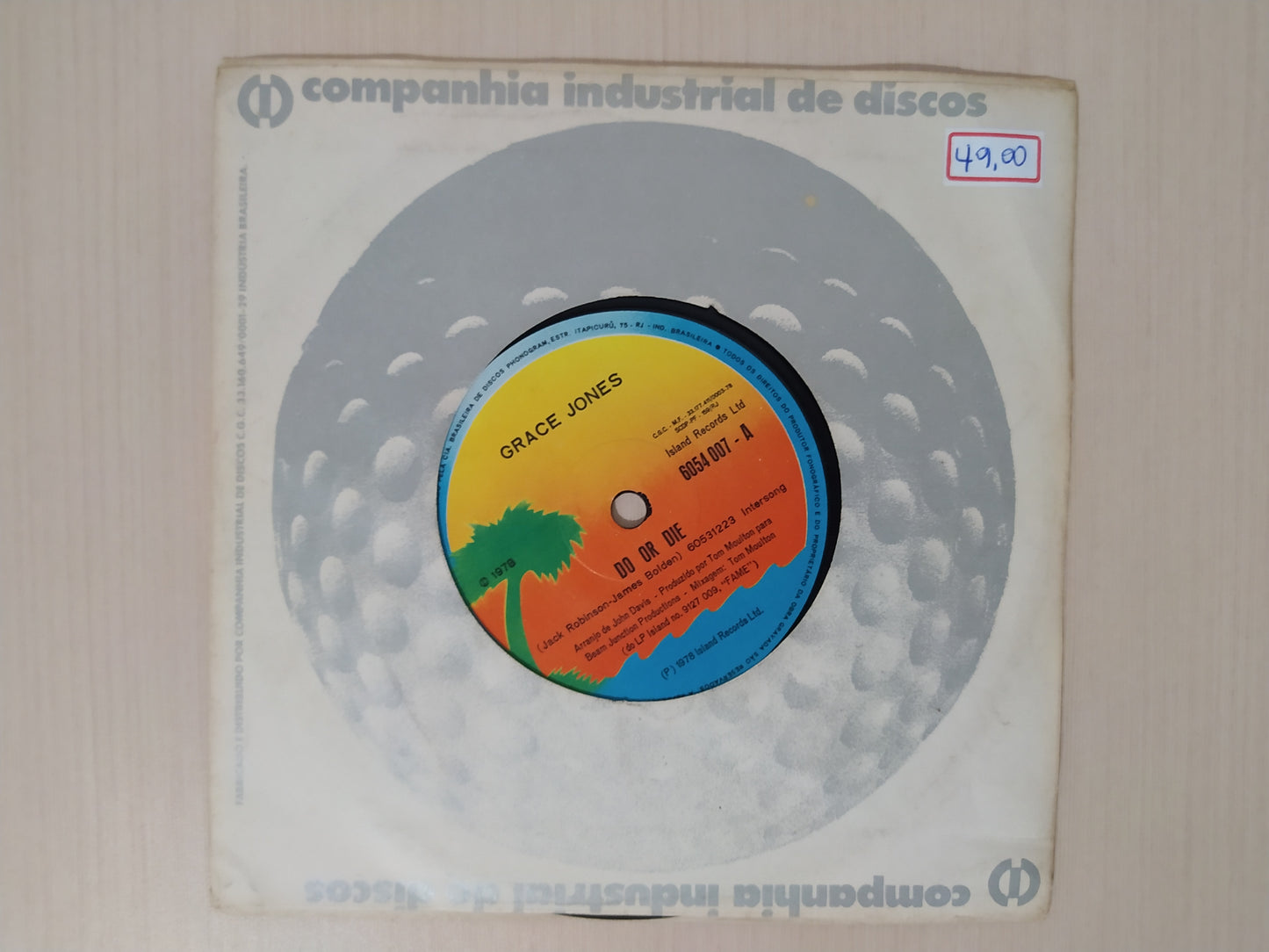 Lp Vinil Compacto Grace Jones Do Or Die