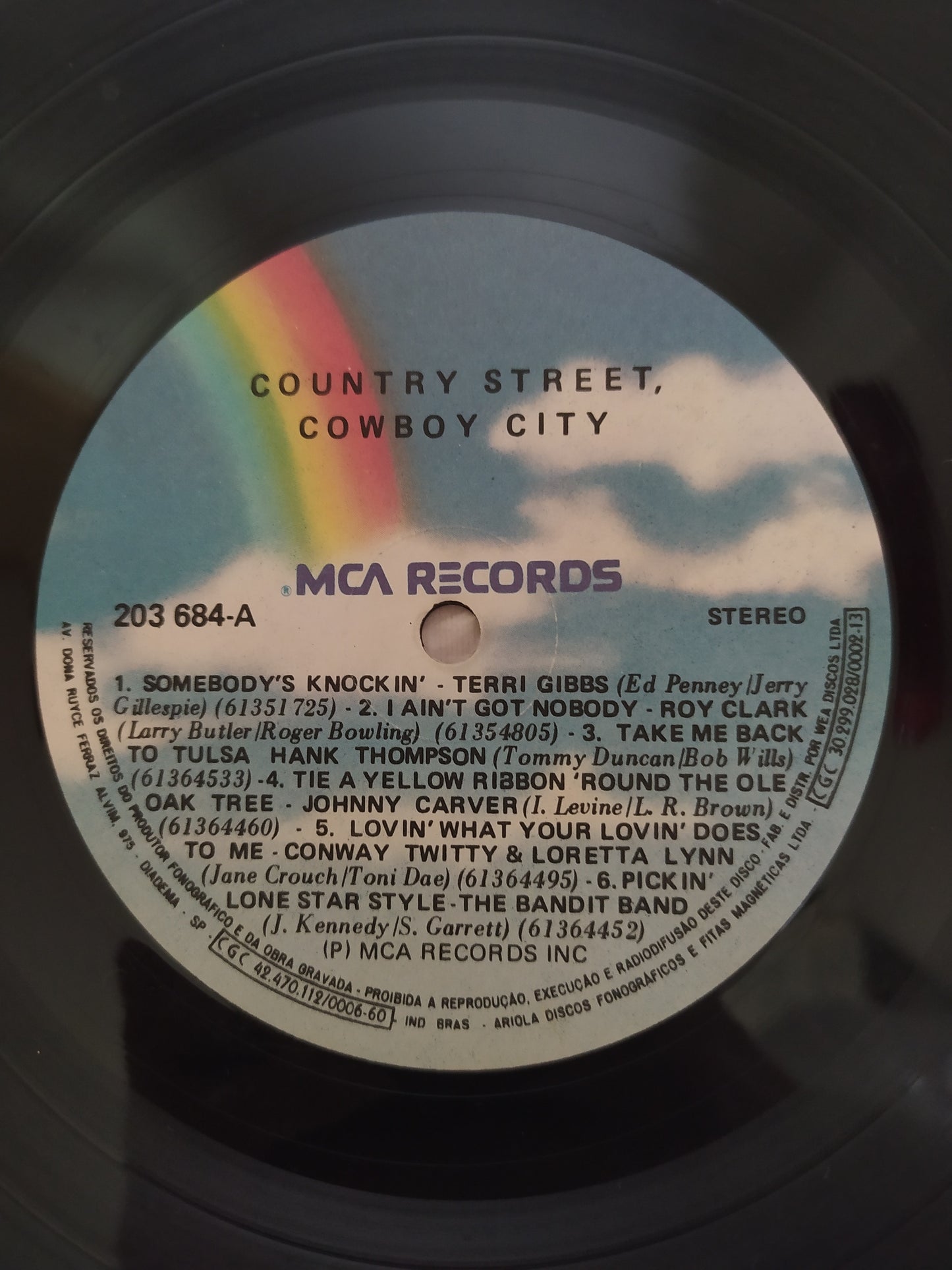 Lp Vinil Country Street Cowboy City