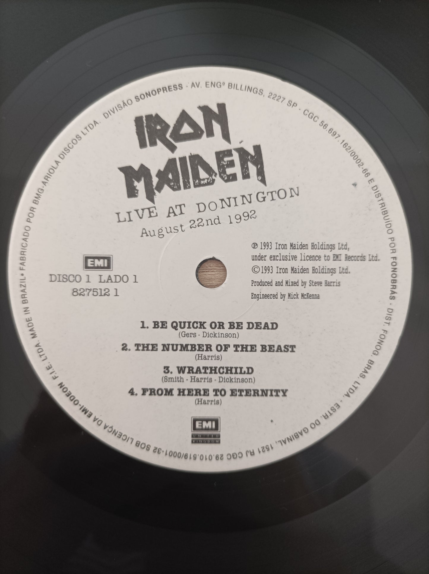 Lp Vinil Iron Maiden Live at Donington Triplo
