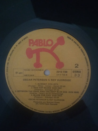 Lp Vinil Oscar Peterson & Roy Eldridge