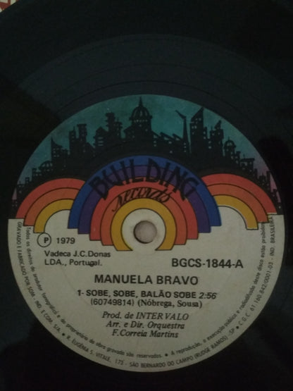Lp Vinil Compacto Manuela Bravo Sobe sobe balão sobe
